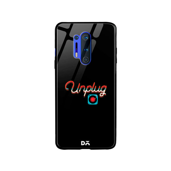 

DailyObjects Unplug Tunes Glass Case Cover For OnePlus 8 Pro