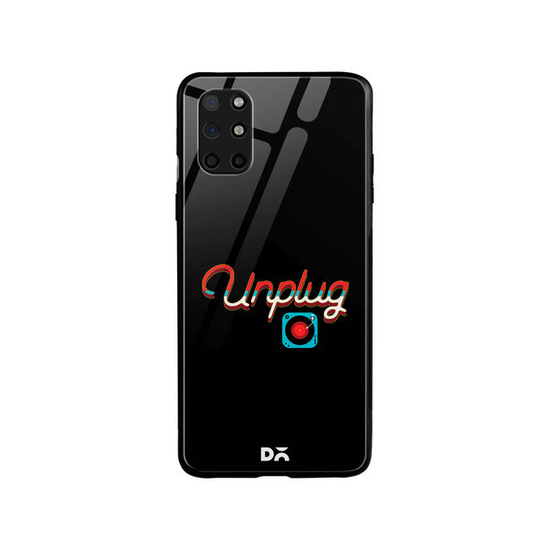 

DailyObjects Unplug Tunes Glass Case Cover For OnePlus 8T