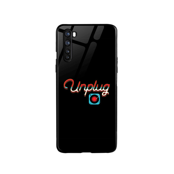 

DailyObjects Unplug Tunes Glass Case Cover For OnePlus Nord
