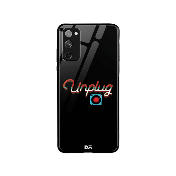 

DailyObjects Unplug Tunes Glass Case Cover For Samsung Galaxy S20 FE
