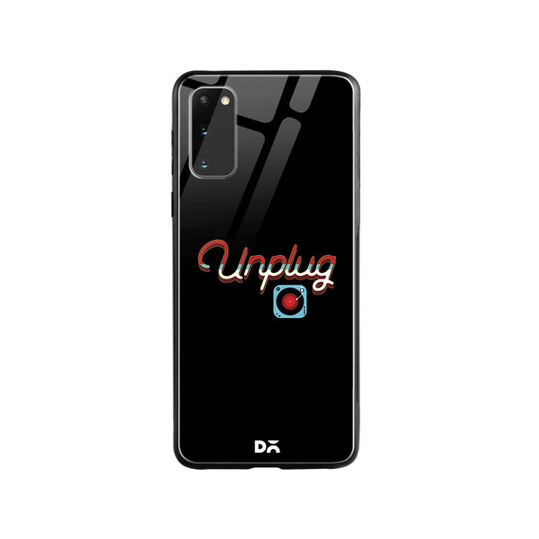 

DailyObjects Unplug Tunes Glass Case Cover For Samsung Galaxy S20