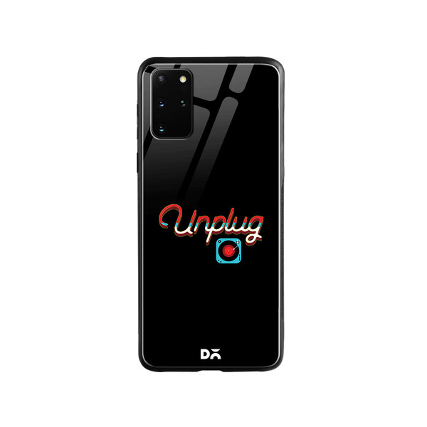 

DailyObjects Unplug Tunes Glass Case Cover For Samsung Galaxy S20 Plus