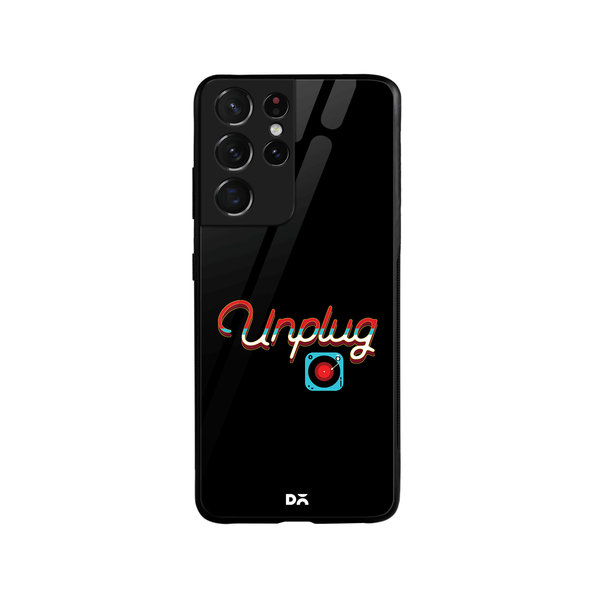 

DailyObjects Unplug Tunes Glass Case Cover For Samsung Galaxy S21 Ultra