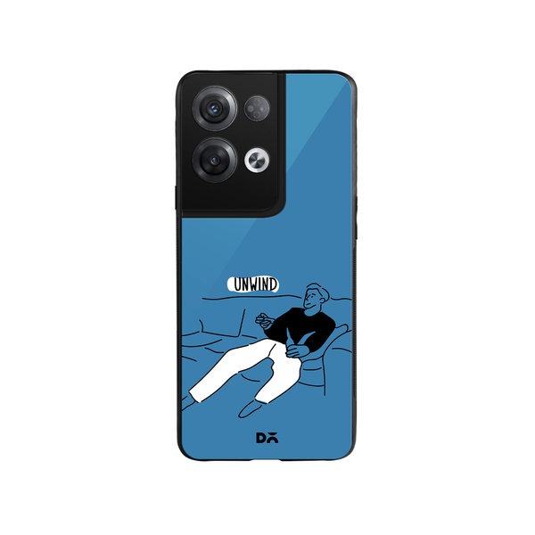 

DailyObjects Unwinder Glass Case Cover For Oppo Reno 8