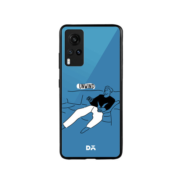 

DailyObjects Unwinder Glass Case Cover For Vivo X60
