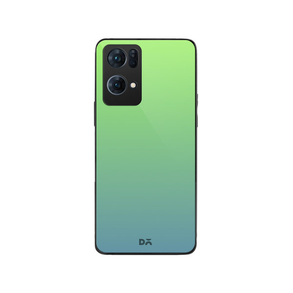 

DailyObjects Upside Down Valley Gradient Glass Case Cover For Oppo Reno 7 Pro