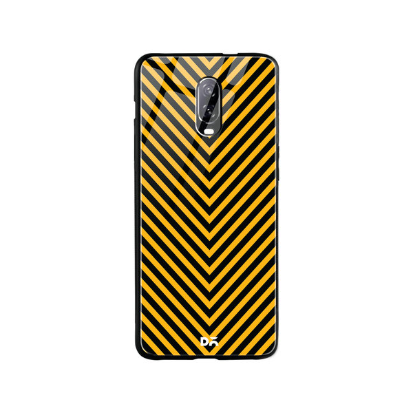

DailyObjects V Ochre Glass Case Cover For OnePlus 7