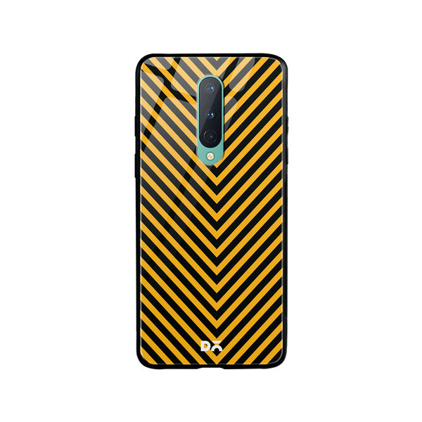 DailyObjects V Ochre Glass Case Cover For OnePlus 8