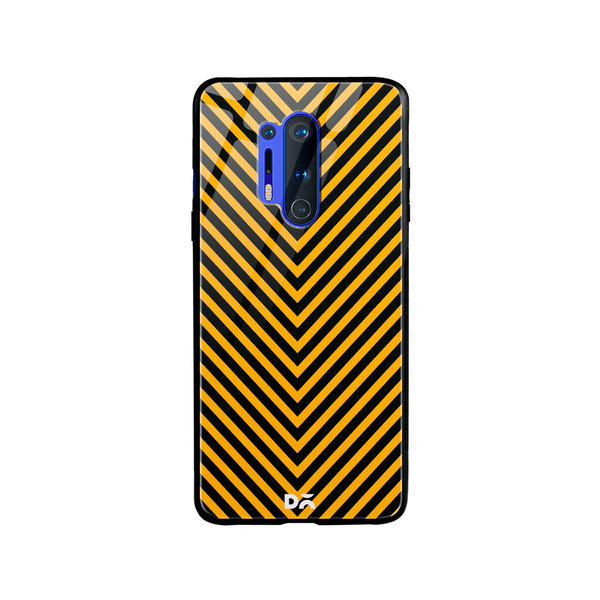 

DailyObjects V Ochre Glass Case Cover For OnePlus 8 Pro