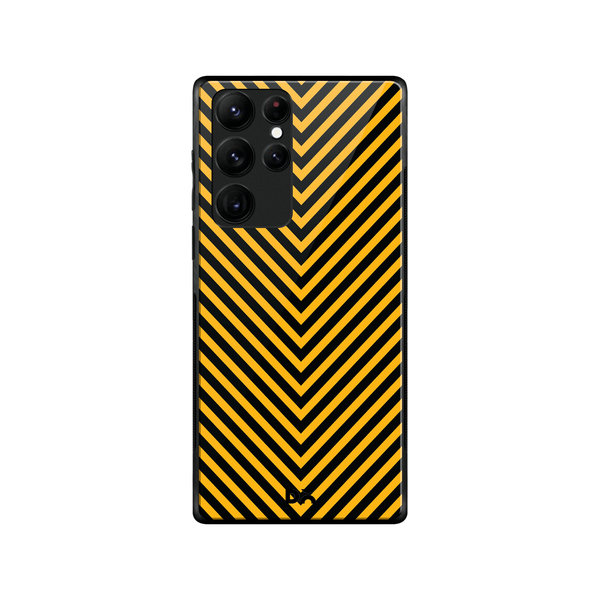 

DailyObjects V Ochre Glass Case Cover For Samsung Galaxy S22 Ultra
