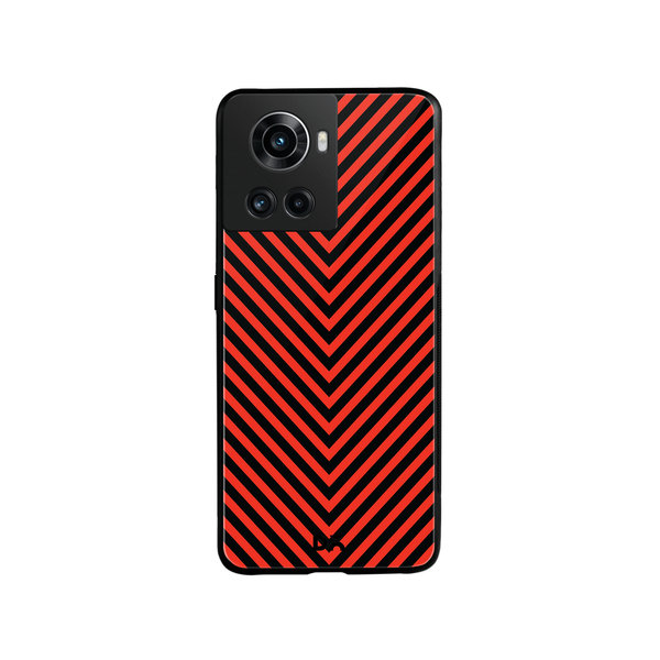 

DailyObjects V Red Glass Case Cover For OnePlus 10R