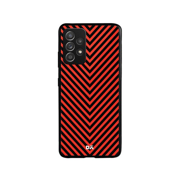 

DailyObjects V Red Glass Case Cover For Samsung Galaxy A73