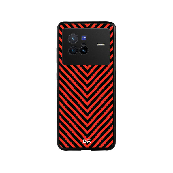 

DailyObjects V Red Glass Case Cover For Vivo X80