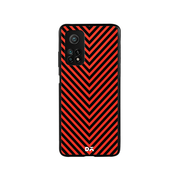 

DailyObjects V Red Glass Case Cover For Xiaomi Mi 10T