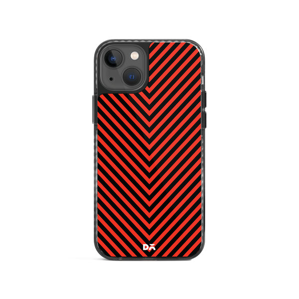 DailyObjects V Red Stride 2.0 Case Cover For iPhone 14 Plus