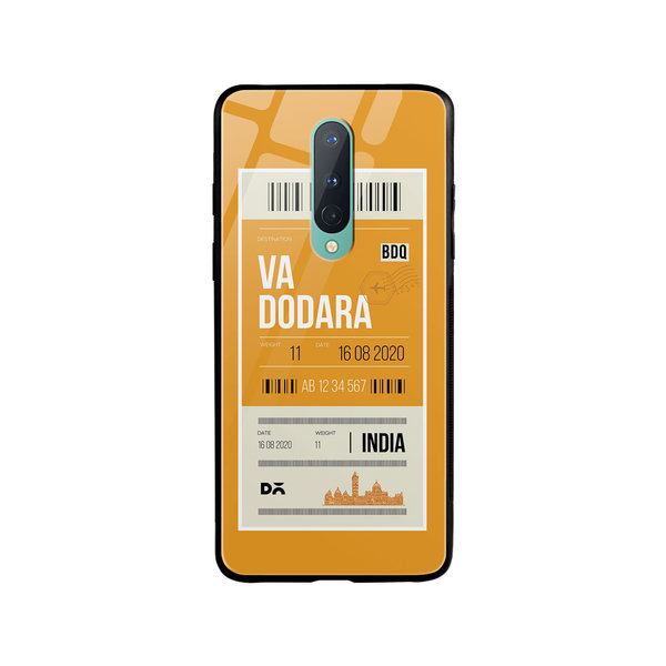

DailyObjects Vadodara City Tag Glass Case Cover For OnePlus 8