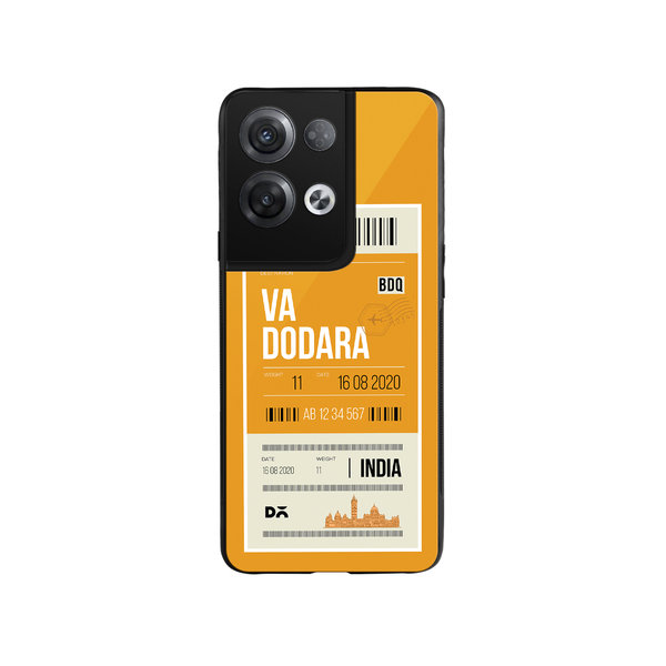 

DailyObjects Vadodara City Tag Glass Case Cover For Oppo Reno 8 Pro Plus