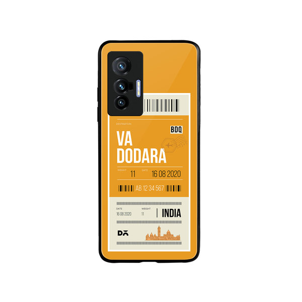 

DailyObjects Vadodara City Tag Glass Case Cover For Vivo X70