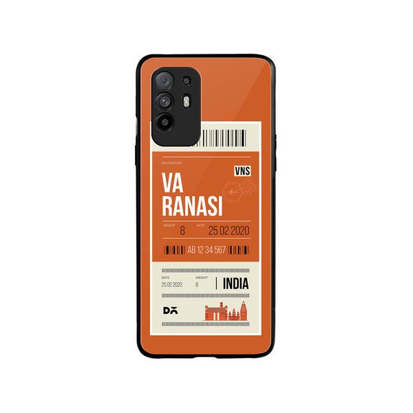 

DailyObjects Varanasi City Tag Glass Case Cover For Oppo F19 Pro Plus