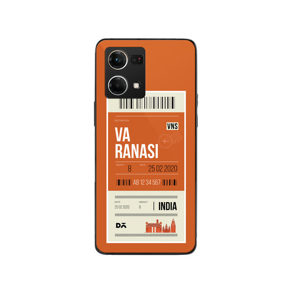 

DailyObjects Varanasi City Tag Glass Case Cover For Oppo F21 Pro