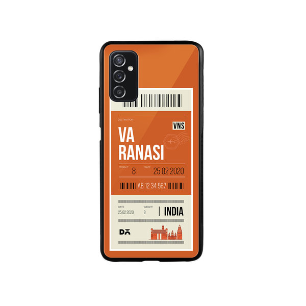 

DailyObjects Varanasi City Tag Glass Case Cover For Samsung Galaxy M52