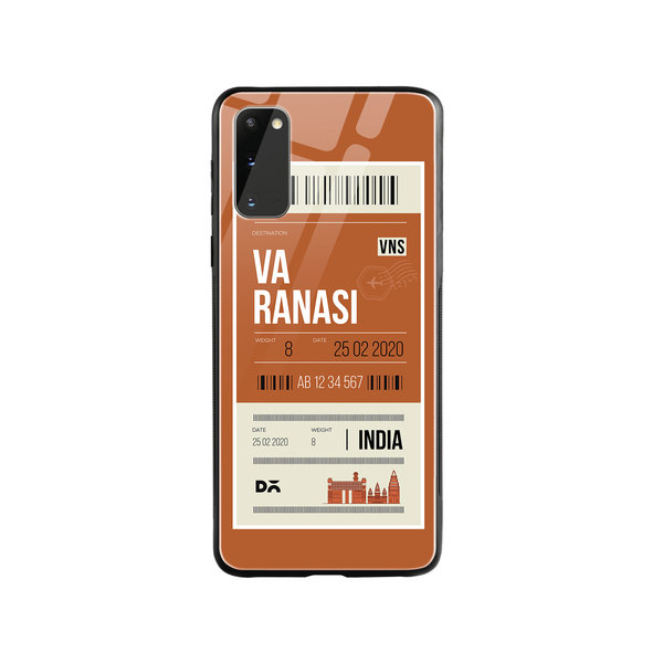 

DailyObjects Varanasi City Tag Glass Case Cover For Samsung Galaxy S20