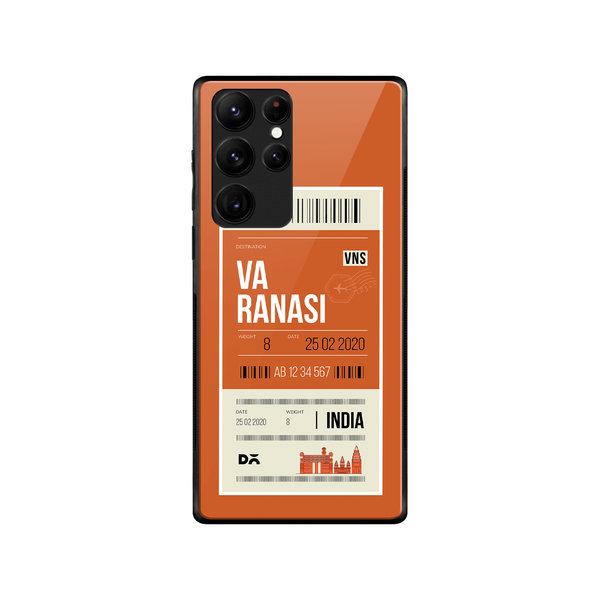

DailyObjects Varanasi City Tag Glass Case Cover For Samsung Galaxy S22 Ultra