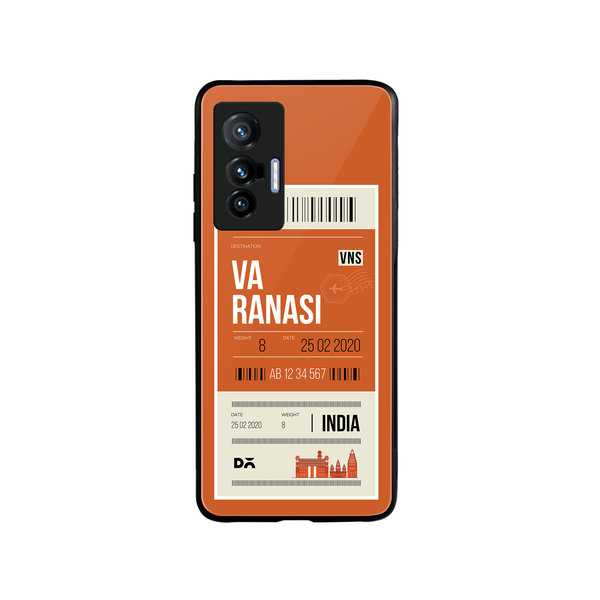 

DailyObjects Varanasi City Tag Glass Case Cover For Vivo X70