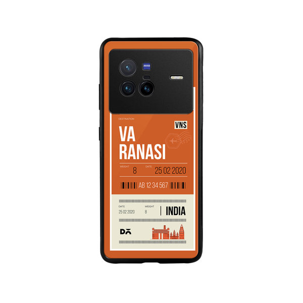 

DailyObjects Varanasi City Tag Glass Case Cover For Vivo X80