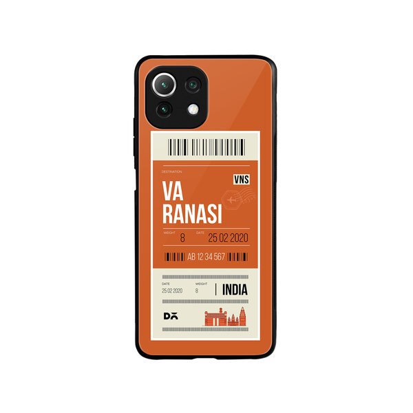 

DailyObjects Varanasi City Tag Glass Case Cover For Xiaomi Mi 11 Lite
