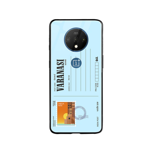 

DailyObjects Varanasi Darbhanga Ghat Postcard Glass Case Cover For OnePlus 7T