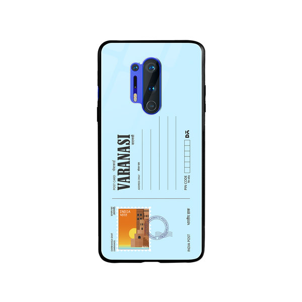DailyObjects Varanasi Darbhanga Ghat Postcard Glass Case Cover For OnePlus 8 Pro