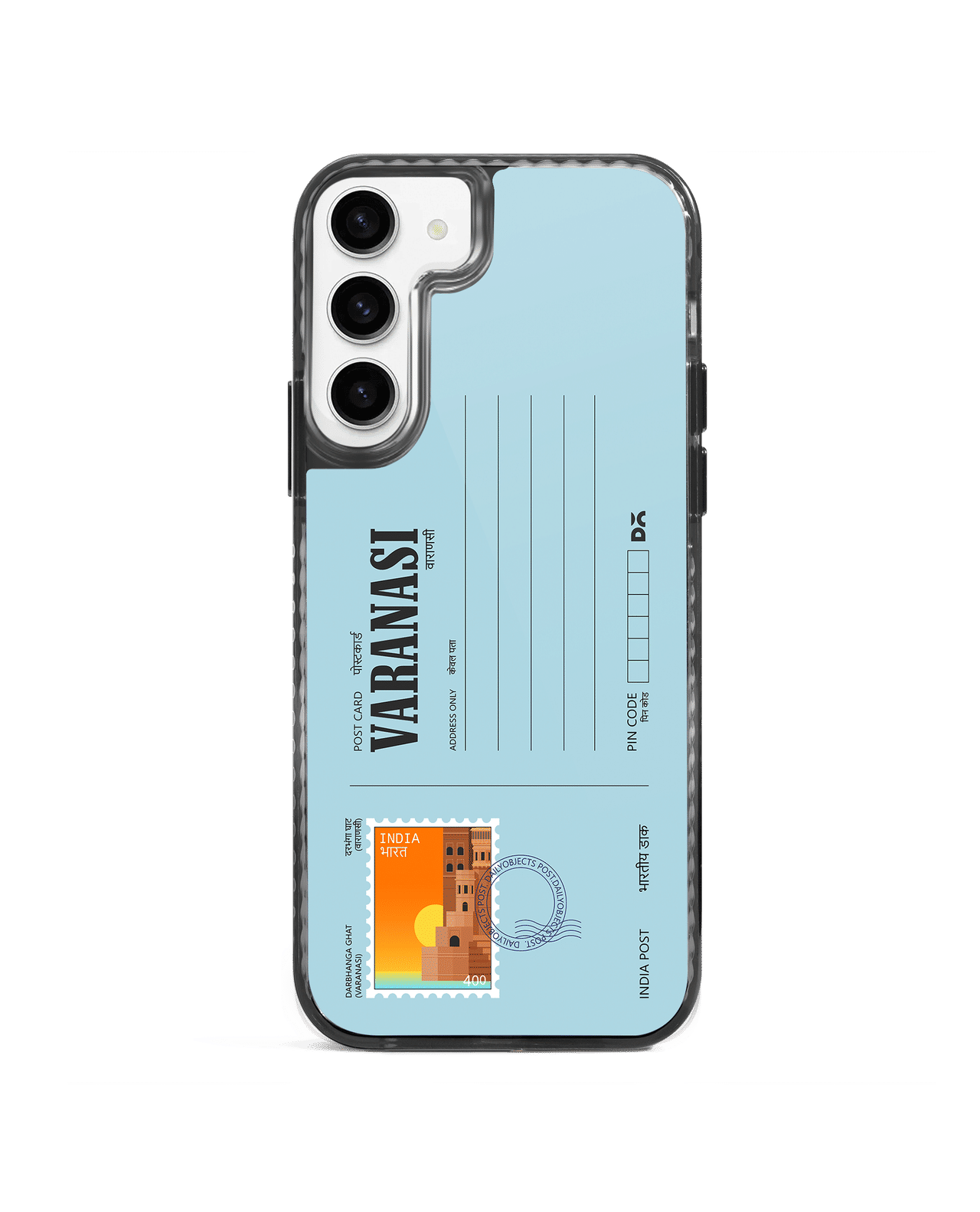Varanasi Darbhanga Ghat Postcard Stride 2.0 Case Cover For Samsung Galaxy S23 Plus