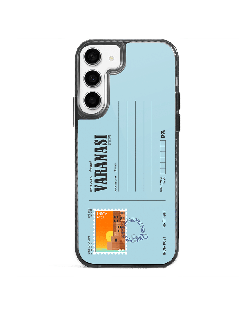 Varanasi Darbhanga Ghat Postcard Stride 2.0 Case Cover For Samsung Galaxy S23 Plus