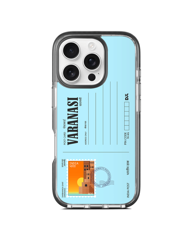 Varanasi Darbhanga Ghat Postcard Stride 3.0 MagSafe Case Cover For iPhone 16 Pro