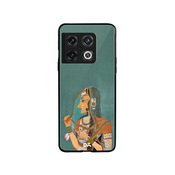 

DailyObjects Vieled Woman Glass Case Cover For OnePlus 10 Pro