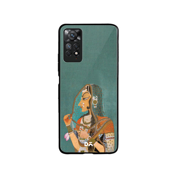 

DailyObjects Vieled Woman Glass Case Cover For Xiaomi Redmi Note 11 Pro