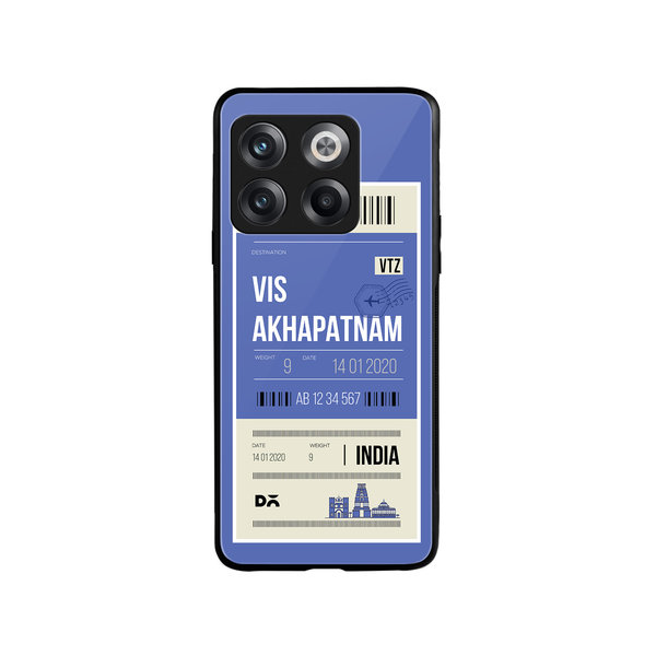 

DailyObjects Visakhapatnam City Tag Glass Case Cover For OnePlus 10T