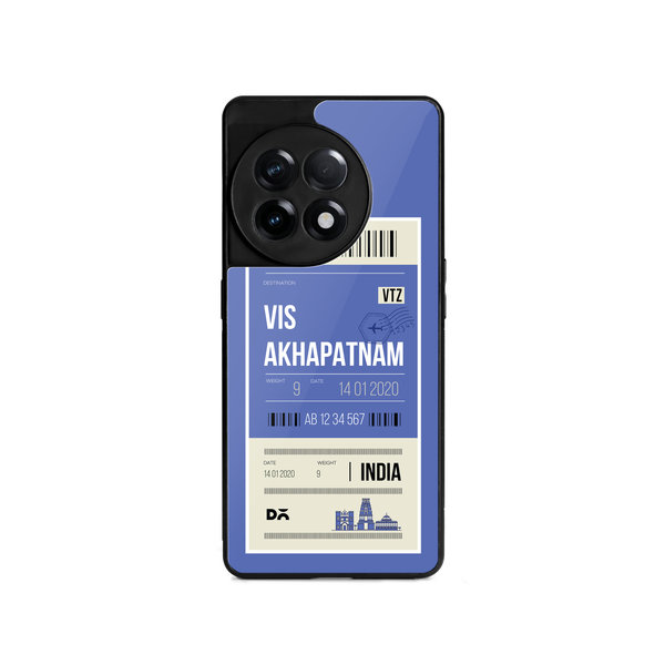 

DailyObjects Visakhapatnam City Tag Glass Case Cover For OnePlus 11R