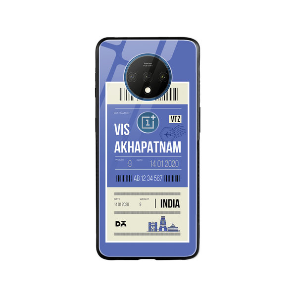 

DailyObjects Visakhapatnam City Tag Glass Case Cover For OnePlus 7T