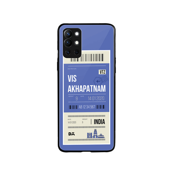 

DailyObjects Visakhapatnam City Tag Glass Case Cover For OnePlus 9R