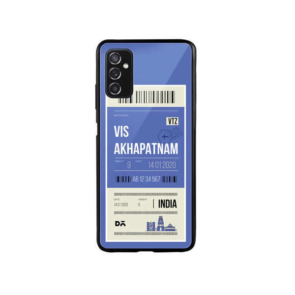

DailyObjects Visakhapatnam City Tag Glass Case Cover For Samsung Galaxy M52
