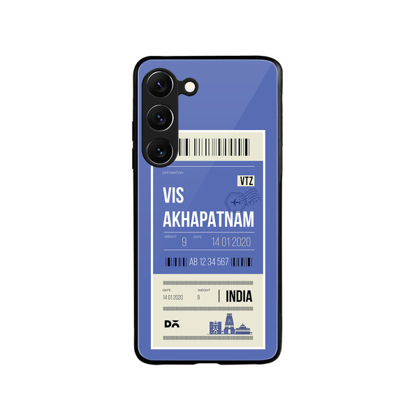 

DailyObjects Visakhapatnam City Tag Glass Case Cover For Samsung Galaxy S23 Plus