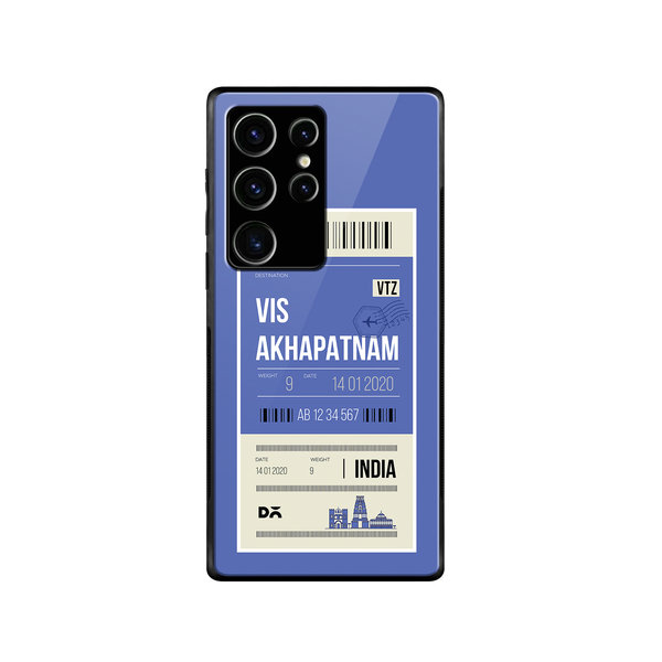 

DailyObjects Visakhapatnam City Tag Glass Case Cover For Samsung Galaxy S23 Ultra