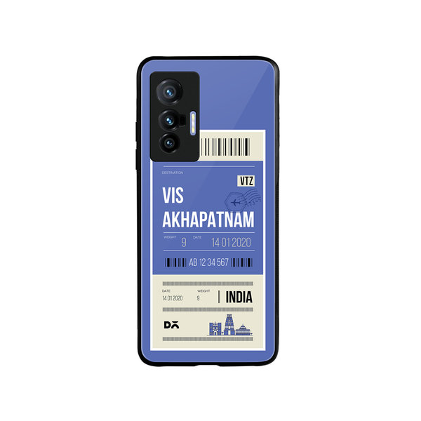 

DailyObjects Visakhapatnam City Tag Glass Case Cover For Vivo X70