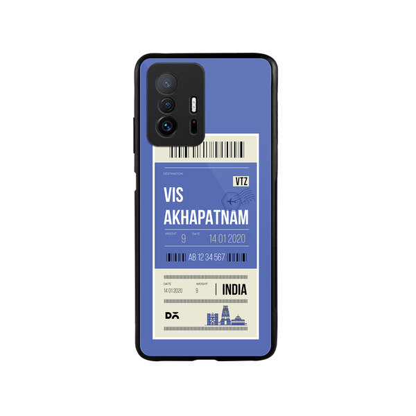 

DailyObjects Visakhapatnam City Tag Glass Case Cover For Xiaomi 11T