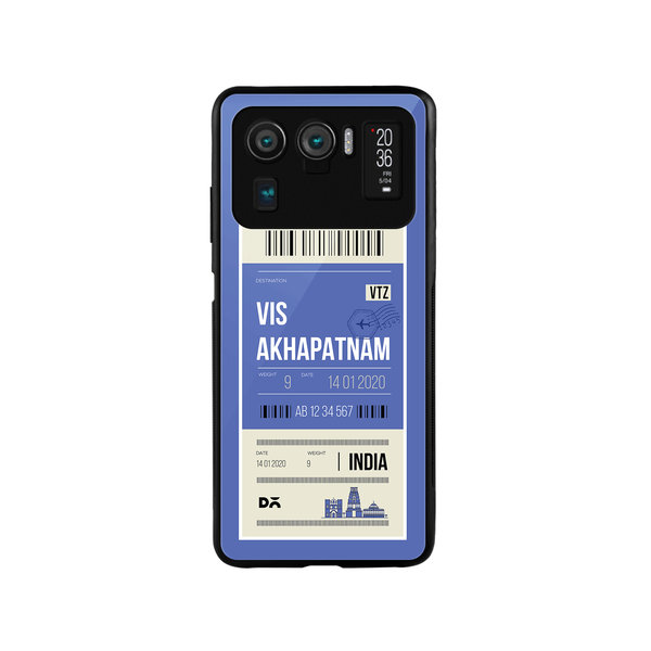 

DailyObjects Visakhapatnam City Tag Glass Case Cover For Xiaomi Mi 11 Ultra