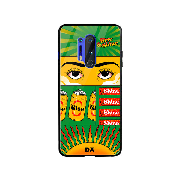 

DailyObjects Wake and Bake Glass Case Cover For OnePlus 8 Pro