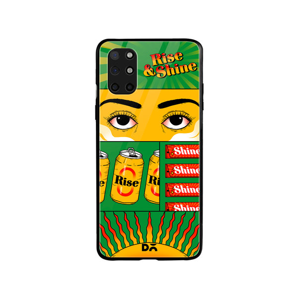 

DailyObjects Wake and Bake Glass Case Cover For OnePlus 8T