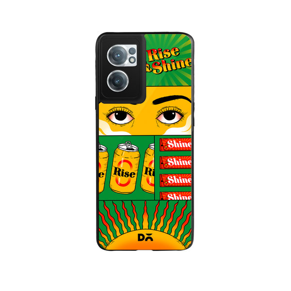 

DailyObjects Wake and Bake Glass Case Cover For OnePlus Nord CE 2